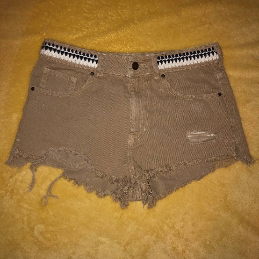 P.S. Erin Wasson Distressed Shorts